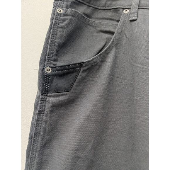 Wrangler Men's Jeans Pants Gray Workwear Work Carpenter Utility Sz 42x30 - Picture 7 of 12